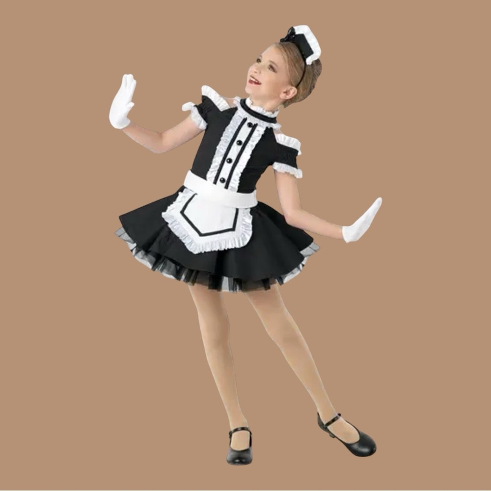 Black and White Maid Costume